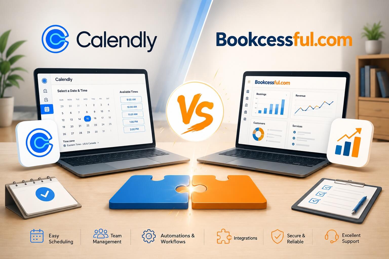 Calendly vs Bookcessful: Full Scheduling and Waitlist Management Comparison