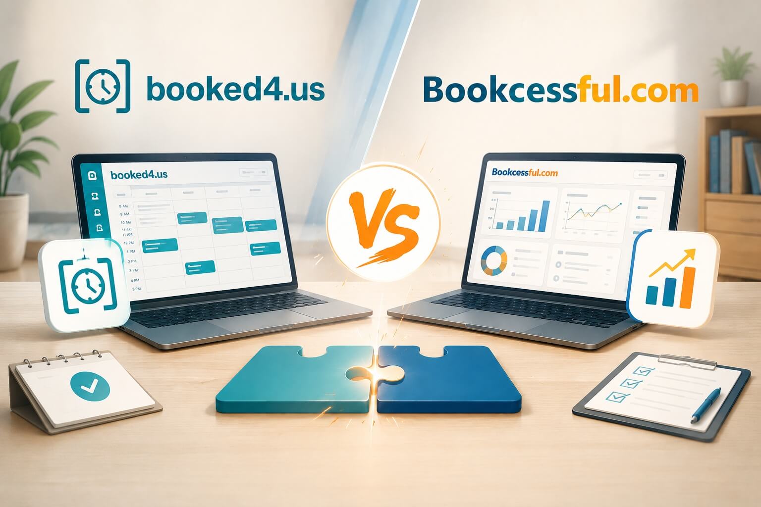 booked4.us és Bookcessful összehasonlítása: várólista és kapacitáskezelés